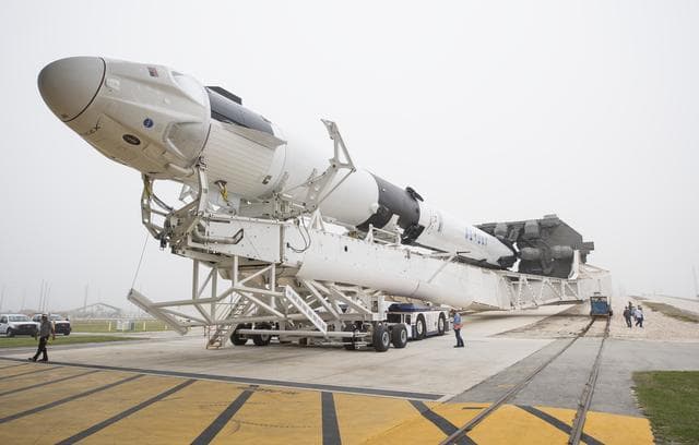 NASA image: SpaceX Demo-1 Rollout