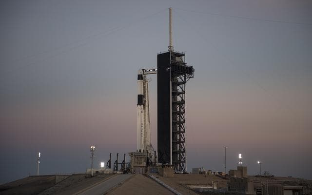 NASA image: SpaceX Demo-1 Rollout