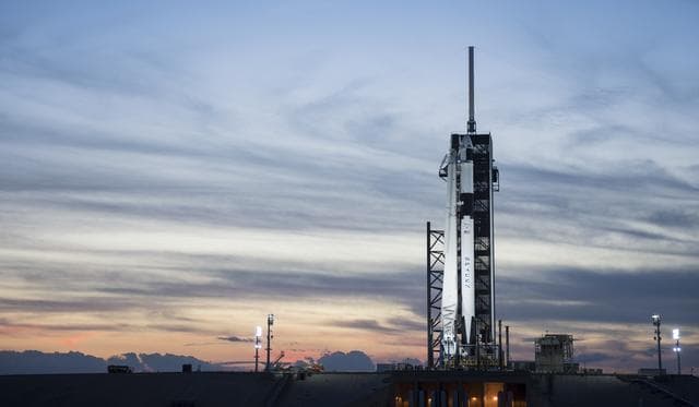 NASA image: SpaceX Demo-1 Rollout