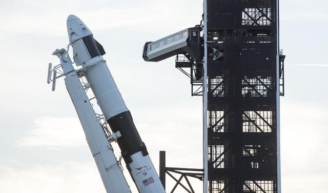 NASA image: SpaceX Demo-1 Rollout