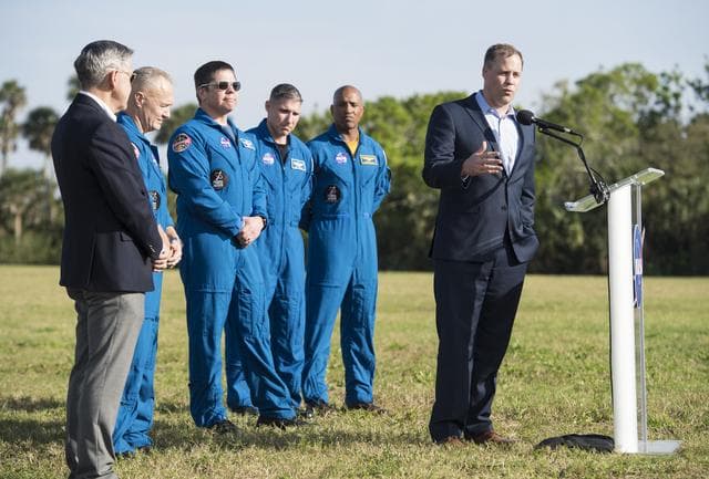 NASA image: SpaceX Demo-1 Press Conference