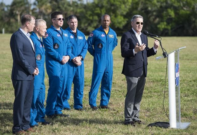NASA image: SpaceX Demo-1 Press Conference