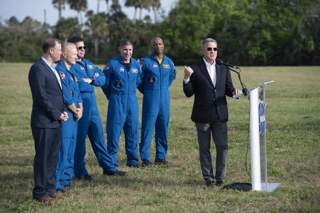 NASA image: SpaceX Demo-1 Press Conference