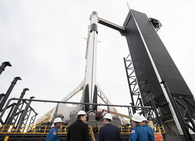 NASA image: SpaceX Demo-1 Preflight