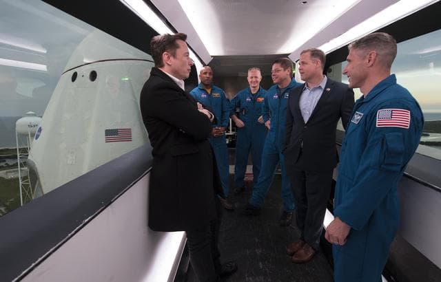NASA image: SpaceX Demo-1 Preflight