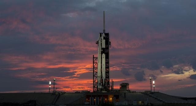 NASA image: SpaceX Demo-1 Preflight