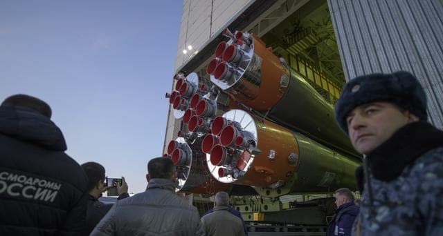 NASA image: Expedition 59 Soyuz Rollout
