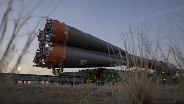 NASA image: Expedition 59 Soyuz Rollout