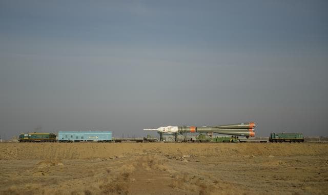 NASA image: Expedition 59 Soyuz Rollout