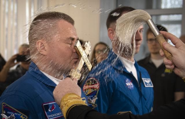 NASA image: Expedition 59 Crew Blessing