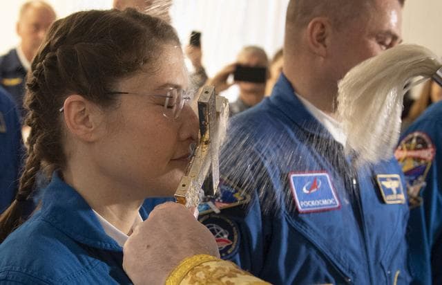 NASA image: Expedition 59 Crew Blessing
