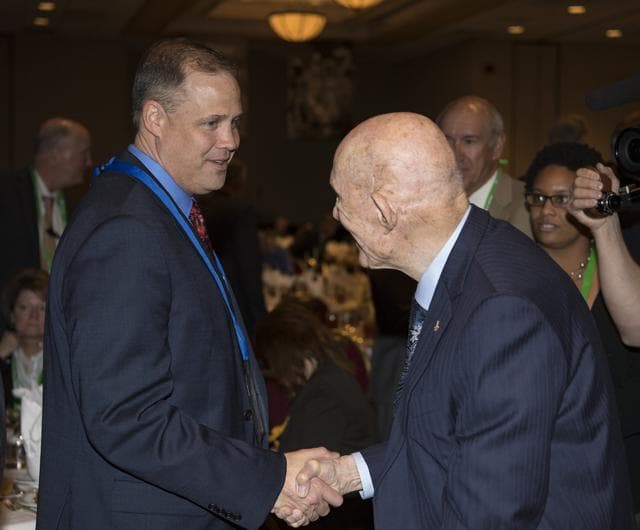 NASA image: Space Symposium - General Stafford Award
