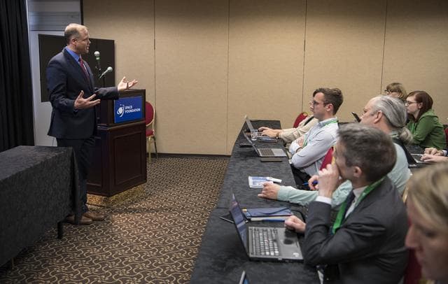 NASA image: Space Symposium - Media Meeting