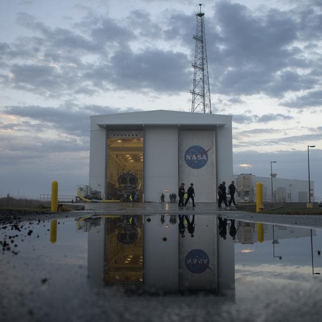 NASA image: Northrop Grumman Antares CRS-11 Rollout