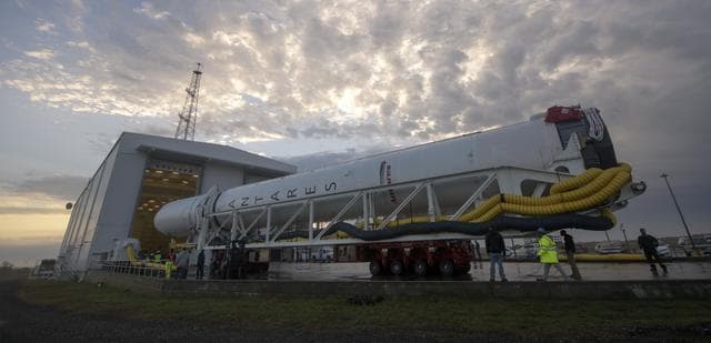 NASA image: Northrop Grumman Antares CRS-11 Rollout