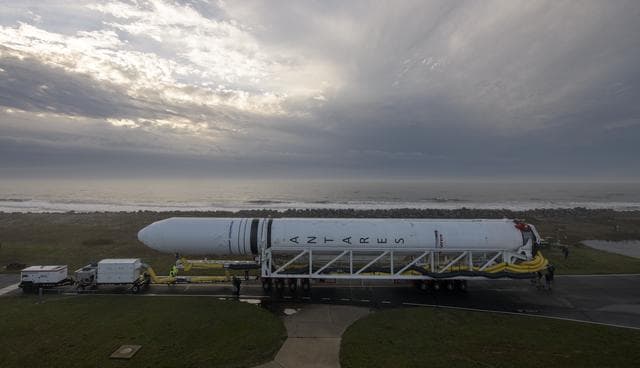 NASA image: Northrop Grumman Antares CRS-11 Rollout