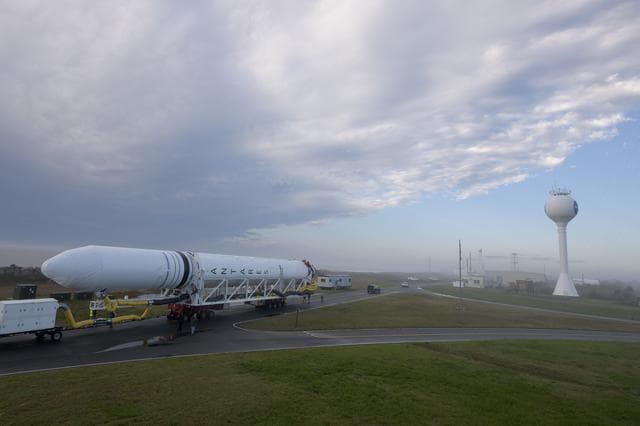 NASA image: Northrop Grumman Antares CRS-11 Rollout