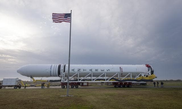 NASA image: Northrop Grumman Antares CRS-11 Rollout