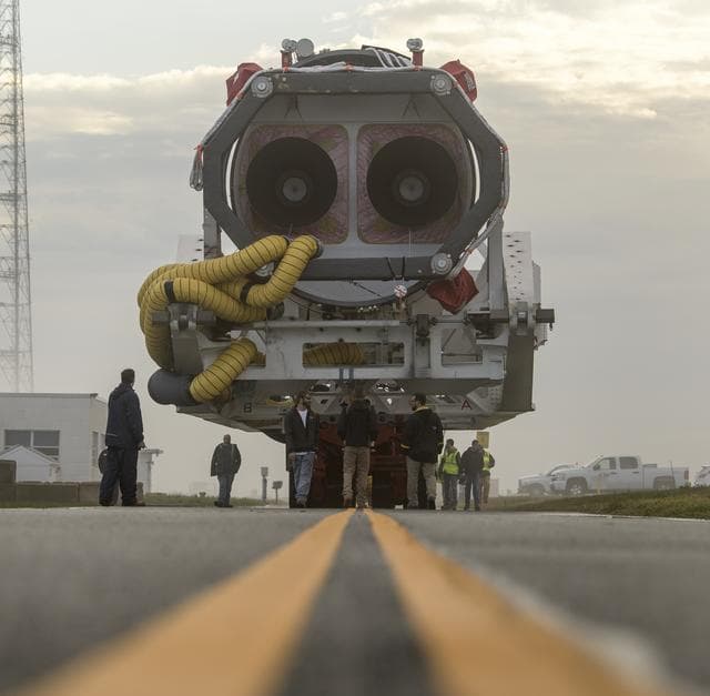 NASA image: Northrop Grumman Antares CRS-11 Rollout