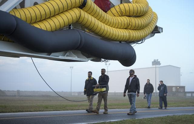 NASA image: Northrop Grumman Antares CRS-11 Rollout