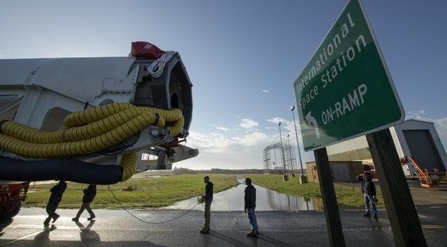 NASA image: Northrop Grumman Antares CRS-11 Rollout