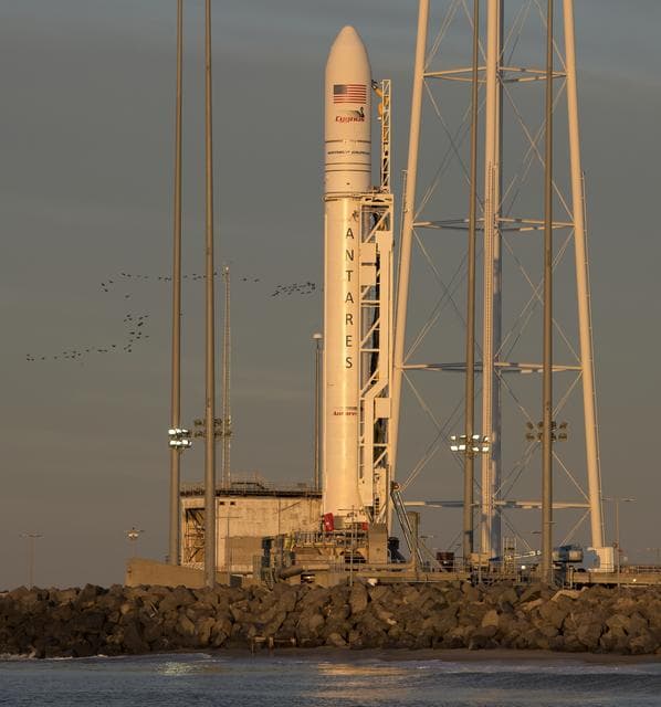 NASA image: Northrop Grumman Antares CRS-11 Prelaunch
