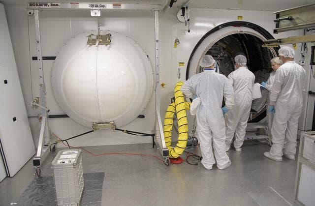 NASA image: Northrop Grumman CRS-11 Final Cargo Load