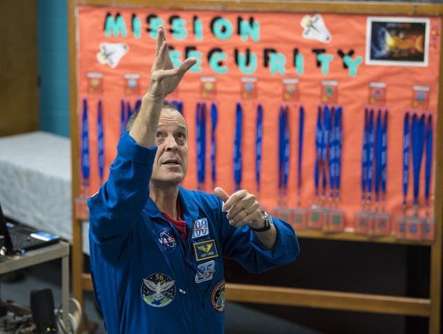 NASA image: Astronaut Ricky Arnold at Challenger Center