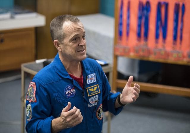 NASA image: Astronaut Ricky Arnold at Challenger Center