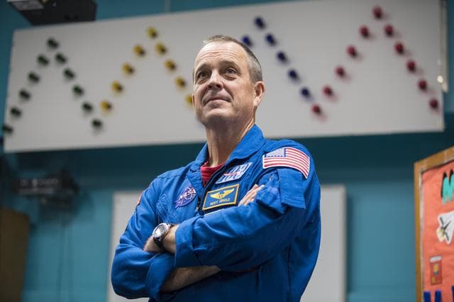 NASA image: Astronaut Ricky Arnold at Challenger Center