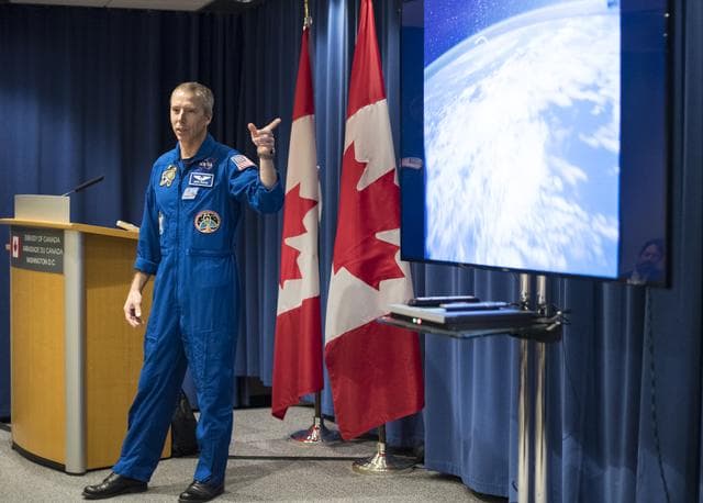 NASA image: Astronaut Drew Feustel Visits Canadian Embassy