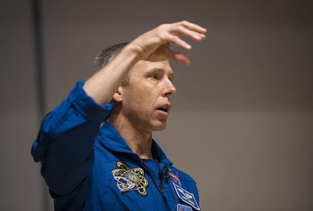 NASA image: Astronaut Drew Feustel Visits NOVA Community College