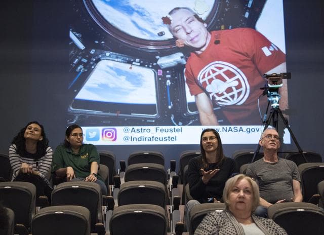 NASA image: Astronaut Drew Feustel Visits NOVA Community College