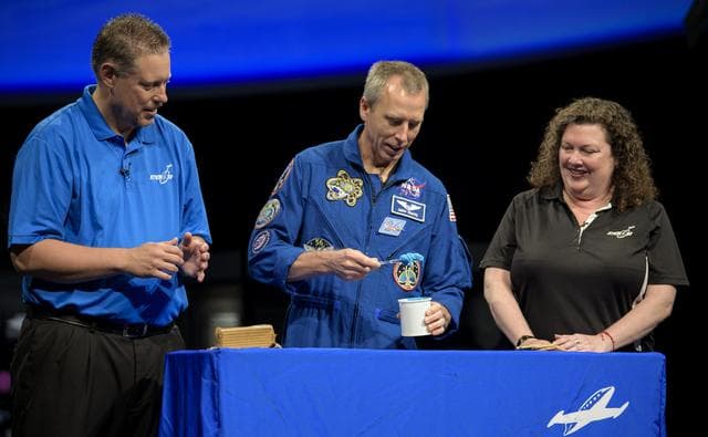NASA image: Astronaut Drew Feustel at NASM