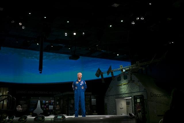 Astronaut Drew Feustel at NASM