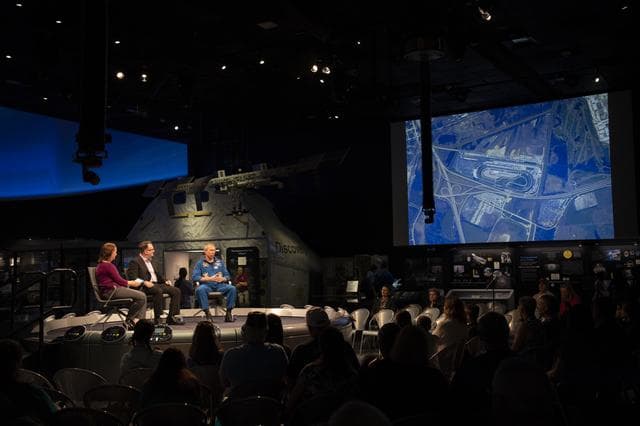 NASA image: Astronaut Drew Feustel at NASM