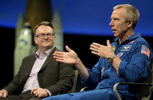 NASA image: Astronaut Drew Feustel at NASM