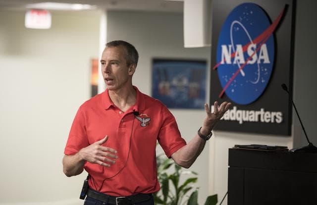 NASA image: Astronaut Drew Feustel at NASA Headquarters