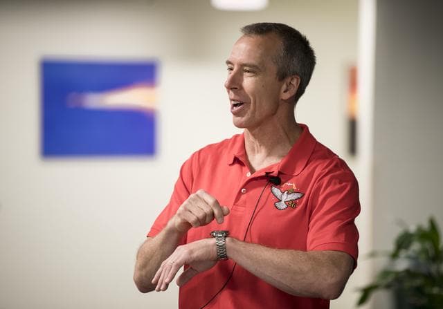 NASA image: Astronaut Drew Feustel at NASA Headquarters