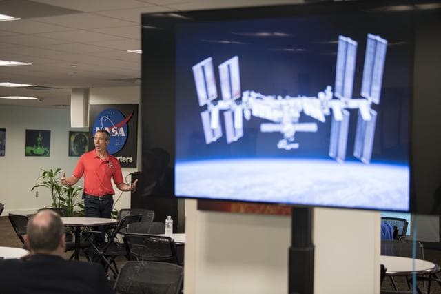 NASA image: Astronaut Drew Feustel at NASA Headquarters