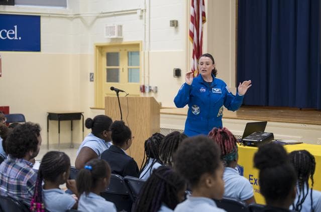 NASA image: Astronaut Serena Auñón-Chancellor at Excel Academy
