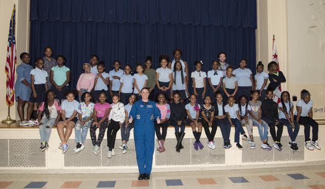 NASA image: Astronaut Serena Auñón-Chancellor at Excel Academy
