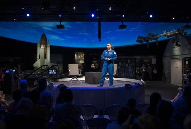 NASA image: Astronaut Auñón-Chancellor at NASM