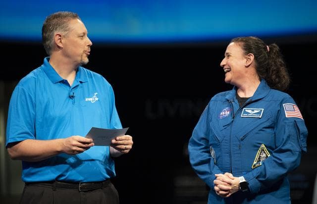 NASA image: Astronaut Auñón-Chancellor at NASM