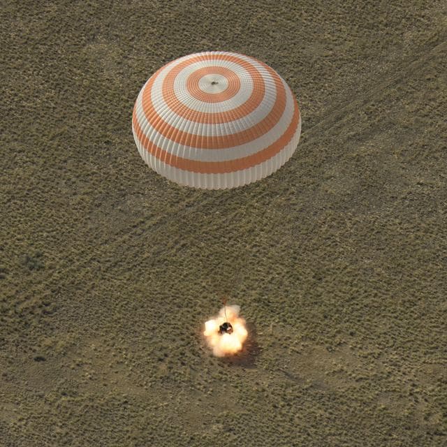 NASA image: Expedition 59 Soyuz MS-11 Landing