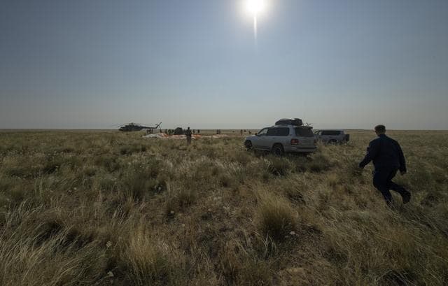 NASA image: Expedition 59 Soyuz MS-11 Landing