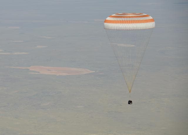 NASA image: Expedition 59 Soyuz MS-11 Landing
