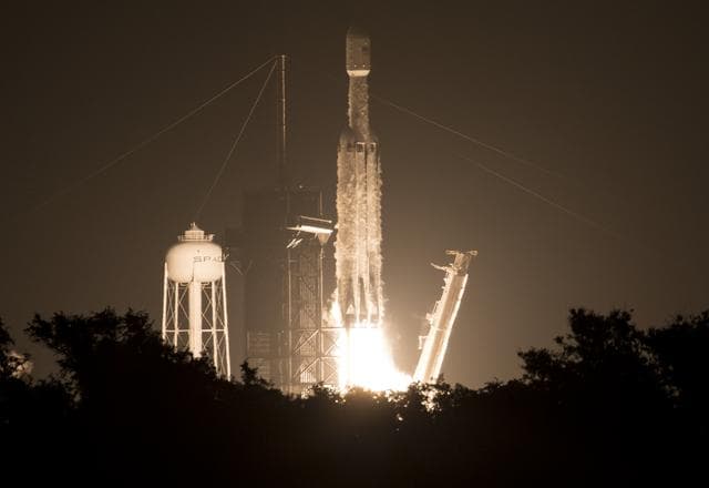 NASA image: SpaceX Falcon Heavy DoD STP-2 Launch