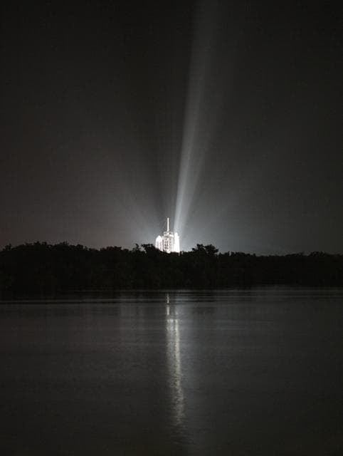NASA image: SpaceX Falcon Heavy DoD STP-2 Launch