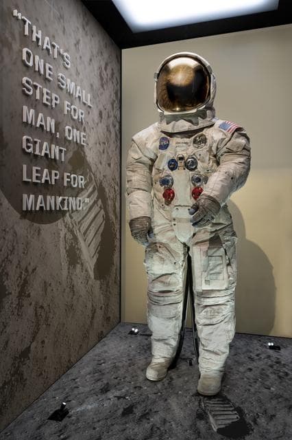 NASA image: Armstrong Apollo 11 Spacesuit Unveiling